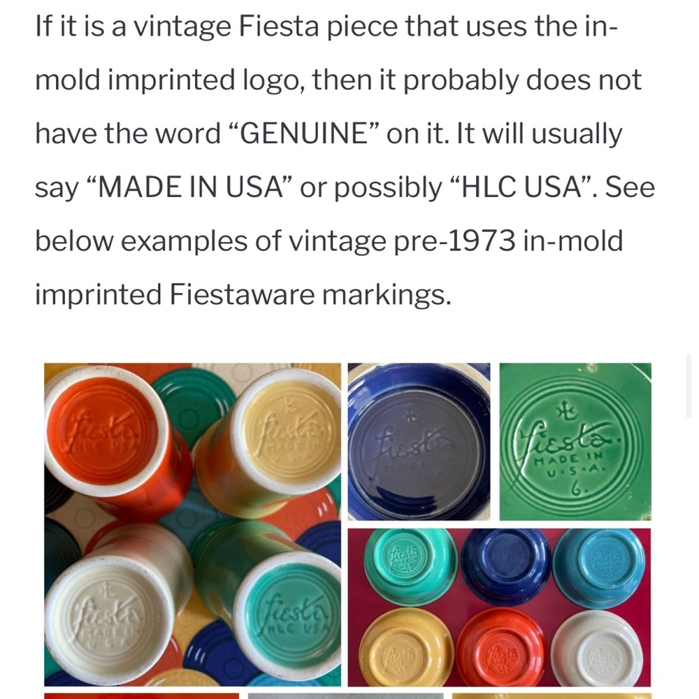 Fiesta ware vintage serving bowl - Picture 6 of 7